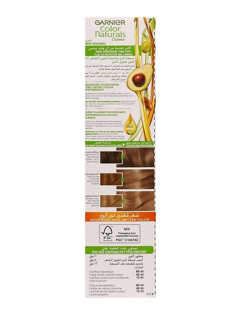 garnier Color Naturals 8.11 Deep Ashy Light Blonde Hair Color 112ml - Image 5
